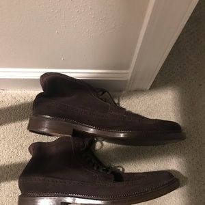 Cole Haan Brown Suede Boots.  Slightly used.